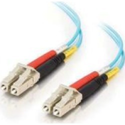 C2G 33046 OM3 Fiber Optic Cable - LC-LC 50/125 10Gb Duplex Multimode PVC Fiber C