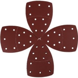 20 Pcs 150x105mm Sanding Discs Sander Pads 400 Grit 11 Hole Sandpaper for Random Orbital Sander