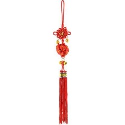 Polyester Handmade Single Knot Tassel Crafting Chinese Knot