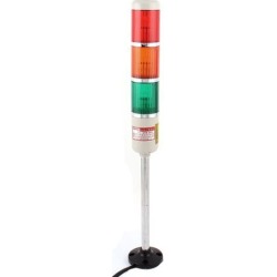 Unique Bargains DC 24V 5W Red Yellow Green LED Industry Tower Lamp Stack Signal Light