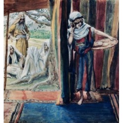 Posterazzi SAL999457 Sarah Hears & Laughs James J. Tissot 1836-1902 French Jewish Museum New York USA Poster Print - 18 x 24 in.