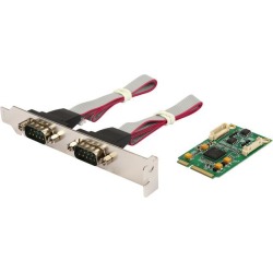 SYBA 2 Port Serial Mini PCI-e Controller Card (RS-422) Model SI-MPE15048