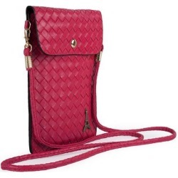 Universal Faux Leather Bag w/ Shoulder Strap fits All BLU Studio Model Phones