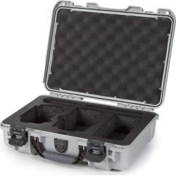 Nanuk Drone Waterproof Hard Case with Custom Foam Insert for DJI Mavic Air - Silver
