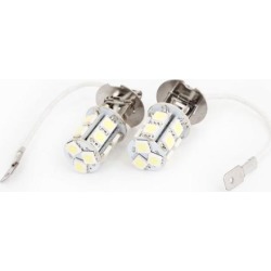 2Pcs 13 Blue 5050 SMD LED H3 Fog Light for Van Truck