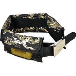 Scuba Diving Heavy Duty Weight Belt Snorkeling Webbing & Pockets Camouflage