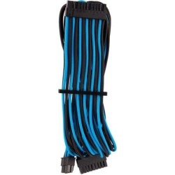 Corsair CP-8920235 Premium Individually Sleeved ATX 24-Pin Cable Type 4 Gen 4 - Black/Blue