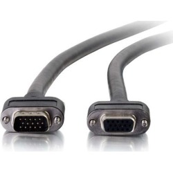 C2G 50243 Select VGA Video Extension Cable VGA Male to VGA Female, In-Wall CMG-Rated, Black (75 Feet, 22.86 Meters)
