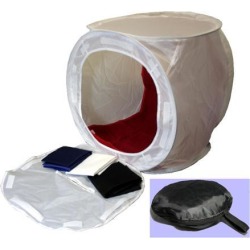 20' Photo White Studio Shooting Tent Light SoftBox Soft Box w/ 4 Color Backdrops