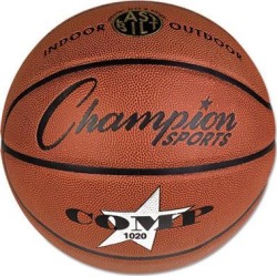 Champion Sports CF200 Pro Composite Football, Intermediate Size, 21 in. , Brown
