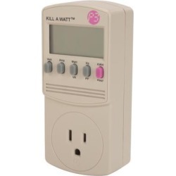 P3 International P4400 Wall Mount 1 Outlets Kill A Watt Electricity Usage Monitor