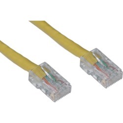 Offex Cat6 Ethernet Patch Cable, Bootless, 10 foot - Yellow