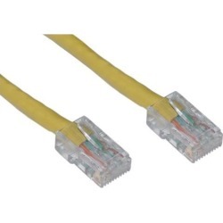 CableWholesale Cat6 Ethernet Patch Cable Bootless 14 foot - Yellow