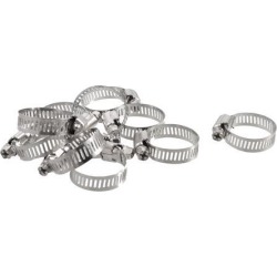Unique Bargains 10 x Bolt Release 18mm to 29mm Worm Drive Hose Clamps Pipe Hoops