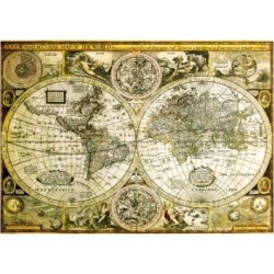 Posterazzi SCOSUB409 World Map Historical Poster Print - 55 x 39 in.