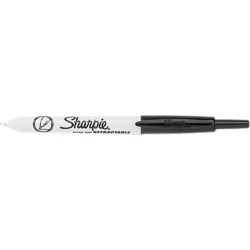 Sharpie 1735790 Retractable Ultra Fine Tip Permanent Marker, Black