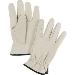 Zenith Safety Products Grain Cowhide Drivers Fleece Lined Gloves, Small, 1 Pair