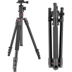 Neewer 62' Alluminum Alloy Camera Tripod with 360° Ball Head & 1/4' RQ Plate