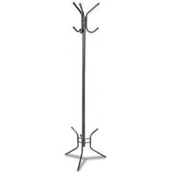Safco Six-Hook Metal Coat Rack - SAF4215BL