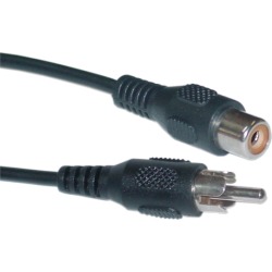 Cable Wholesale RCA Audio / Video Extension Cable 1 RCA Male / 1 RCA Female - 25 ft
