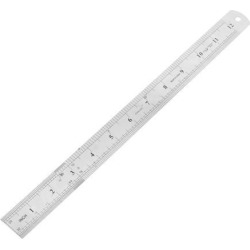 School Office 30cm 12-inch Measuring Range Straight Ruler Measurement Tool