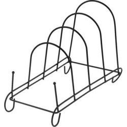 Dish Plate Rack Drying Organizer Drainer Storage Holder Metal 24.5 x 12.2 x 17cm
