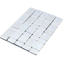 5pcs Silver Tone Auto Car Self Adhesive Tape Tire Wheel Balancing Weight Strip
