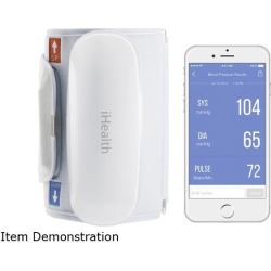 iHealth BP5 White Wireless Blood Pressure Monitor - 8.6' to 16.5' Cuff Size