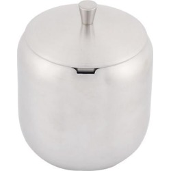 Unique Bargains Home Kitchen Metal Cruet Spice Salt Pepper Condiment Bottle Silver Tone w Spoon
