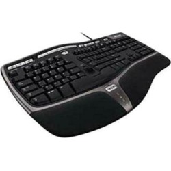 Microsoft Natural Ergonomic Keyboard 4000 B2M-00013 Black USB Wired Ergonomic Ke