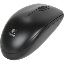 Logitech Optical USB Mouse B100 (910-001439) Black Wired Optical Mouse