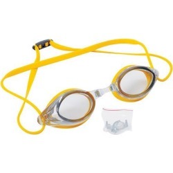 7' Yellow and Black Competition Goggles Swimming Pool Accessory