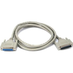 Monoprice 6ft IEEE 1284 DB25 Male/Female Cable