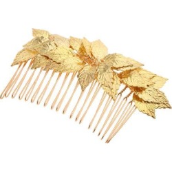 Gold Leaf Wedding Bridal Hair Comb Hair Pin Women Fashion Hair Jewelry