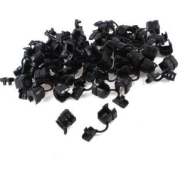 50 x Electrical Equipment Nylon Strain Relief Bushing for 6mm Dia Round Cord