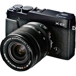 FUJIFILM X-E2 16405018 Black Compact Mirrorless System Camera with 18-55mm Lens