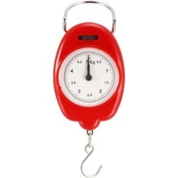 Handle Spring Scale 5kg ABS Plastic Portable Handheld Hanging Balance Dial Weight Scale Random Color
