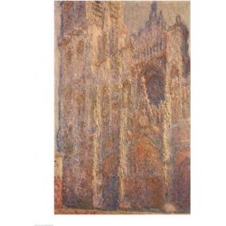 Posterazzi BALBAL47675LARGE Rouen Cathedral Midday 1894 Poster Print by Claude Monet - 24 x 36 in. - Large