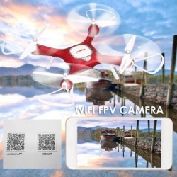 Syma X25W Auto Take Off/Landing Adjustable 720P Camera Wifi FPV Drone Altitude Hold Optical Flow Positioning RC Quadcopter