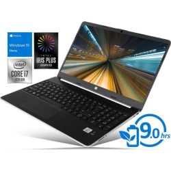 HP 15 Notebook, 15.6' HD Touch Display, Intel Core i7-1065G7 Upto 3.9GHz, 8GB RAM, 512GB NVMe SSD, HDMI, Card Reader, Wi-Fi, Bluetooth, Windows 10.