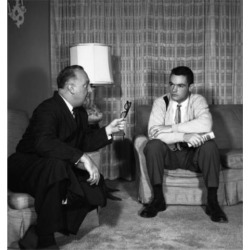 Posterazzi SAL255418061 Two Men Talking in Living Room Poster Print - 18 x 24 in.