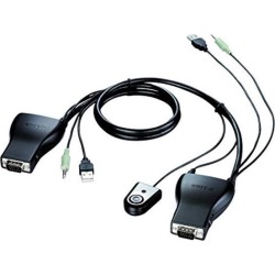 D-Link DKVM-222 2 Port USB KVM Switch with Audio Support