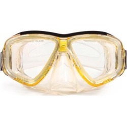 6.25' Malibu Yellow and Clear Pro Mask Swimming Pool Accessory for Adults