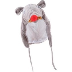 Party Animal Hats for Kids Women Men Adults Costume Headwear Gray Rat