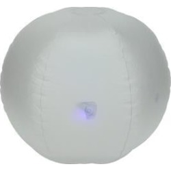 16.5' Pre-Lit LED Color Changing Inflatable Beach Ball Swimming Pool Toy