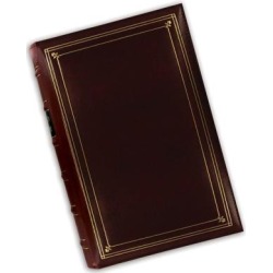 Pioneer Photo 204-Pocket Ring Bound Photo Album for 4 by 6-Inch Prints, Burgu.