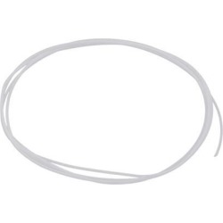 0.6mm x 1mm PTFE High Lubricating Ability Tubing 1 Meter 3.3Ft for Electronics