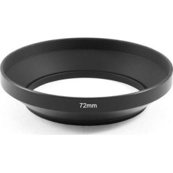 Unique Bargains Digital Camera Filter Screw-in Mount 72mm Aluminum Wide-Angle Lens Hood Shade