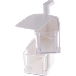 Rotatable Hanging Spice Rack Set Wall-mounted Revolving Spice Rack 2-White