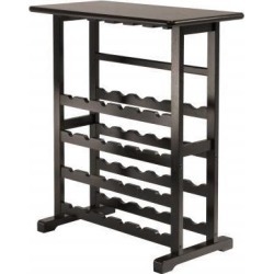 Winsome 92023 Vinny Wine Bottle Rack - Dark Espresso